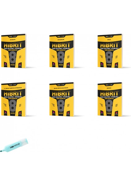 Lgs 8.sınıf Hibrit Tüm Dersler Konu Anlatımlı Etkinlikli Soru Bankası Seti