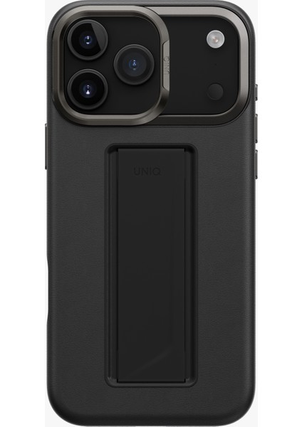 Iphone 17 Pro Kapak Heldro Vegan Deri Kapak Kamera Standlı Kılıf Flexgrip™ Kolay Tutma Bandı fiyatları