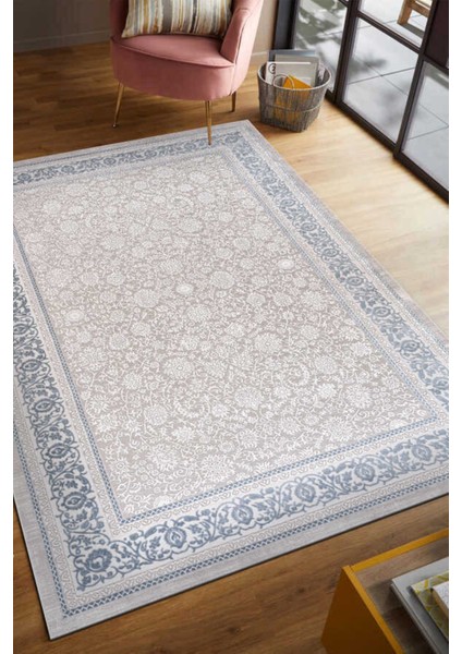 Artemis Beyaz Mavi Halı Yumuşak Oturma Odası Salon Çocuk Odası Mutfak Halısı P1171 fiyatları