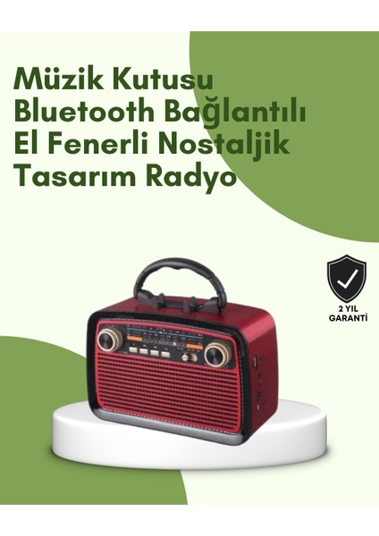 Kablosuz Bluetooth Hoparlör – Yüksek Ses Kalitesi, Uzun Pil Ömrü, Fm ve Am Radyo Fonksiyonu