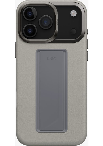 Iphone 17 Pro Kapak Heldro Vegan Deri Kapak Kamera Standlı Kılıf Flexgrip™ Kolay Tutma Bandı fiyatları