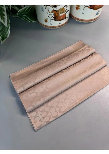 Vavscarfs Coach Ithal Pamuk Jakar Ipek Şal Fil Dişi