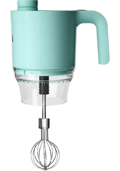 Şarjlı Çok Amaçlı 5'li Mikser Blender 300ML Turkuaz Renkli indirimleri