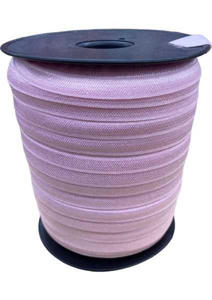 Pembe Katlanabilir Biye Lastik 1.5 cm 100 Metre, Kolay Kullanım, Dayanıklı ve Şık Ürün