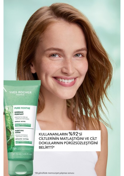 Yüz Peelingi-Karma,yağlı, Sivilce Eğilimli Cilt-Pure Menthe Arındırıcı Botanik Kompleks 75ML fırsatları