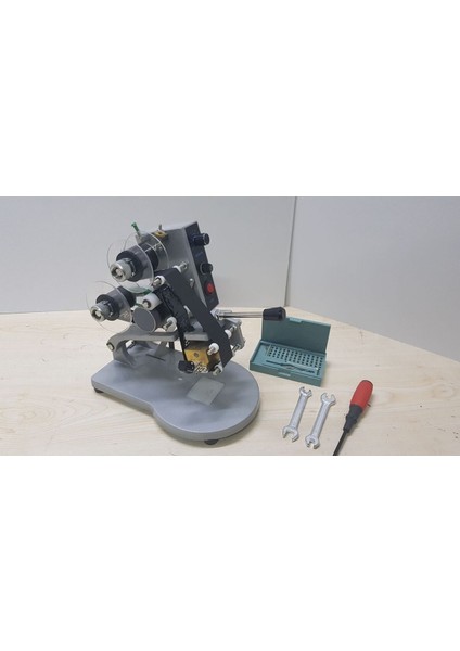 Manuel 3 Satır Tarih ve Kodlama Yazma Makinesi, Gümüş Renk modelleri