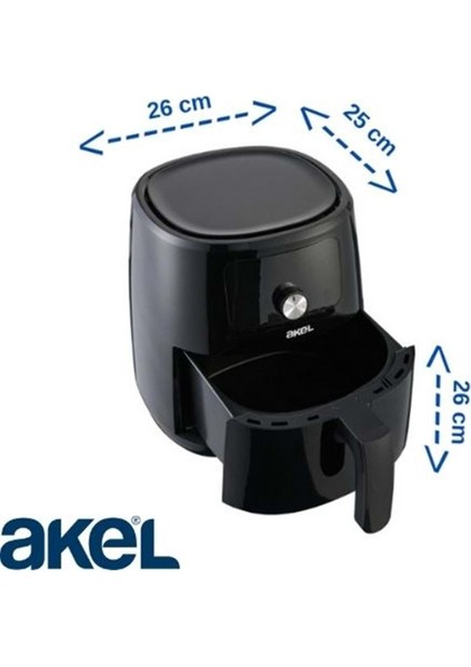 5 Litrelik Siyah Hava Fritöz, Sağlıklı ve Pratik Yemek Pişirme Cihazı indirimleri