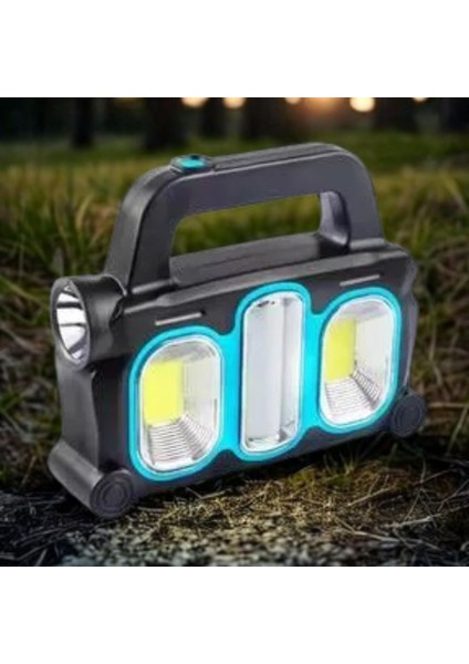 Hurry Bolt Güneş Enerjili Taşınabilir Çalışma Lambası - Powerbank Özellikli