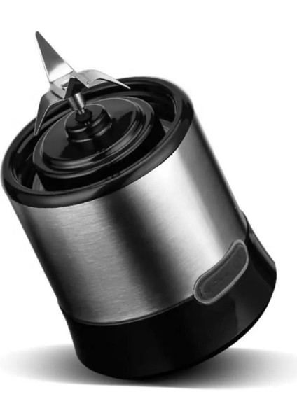 Taşınabilir Metal Blender Seti 450ML ve 380ML, Keskin Bıçaklı, Gri Renk modelleri
