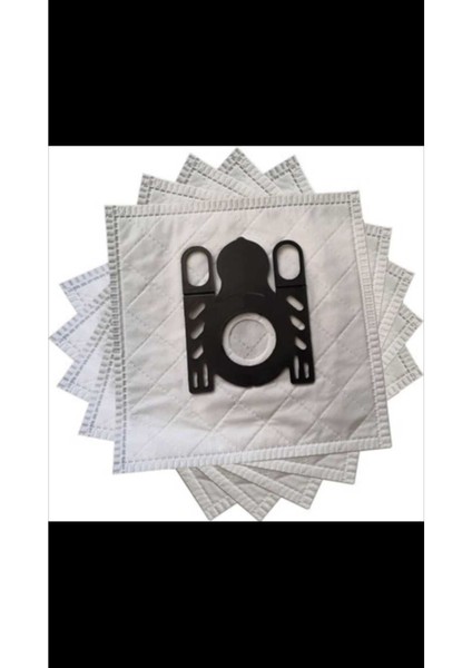 Elektrikli Süpürge Uyumlu Sentetik Toz Torbası, 20 Adet, Beyaz Renk