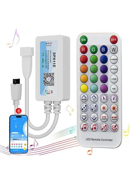 Kablosuz Bluetooth Kontrolcü SP611-E, Kolay Kullanım ve Şık Tasarım