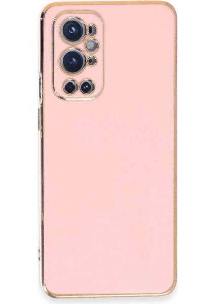 One Plus 9 Pro Kılıf Volet Silikon - Pembe