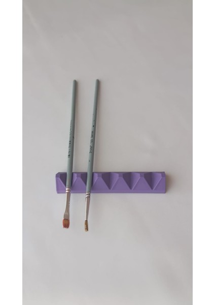 Piramit Uçlu - Fırça Standı – Tezhip & Sulu Boya Için Özel Tasarım