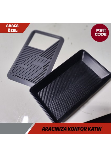 R5 Renault 5 E-Tech Kapaklı Konsol Saklama Kutusu fiyatları