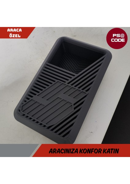 R5 Renault 5 E-Tech Kapaklı Konsol Saklama Kutusu modelleri