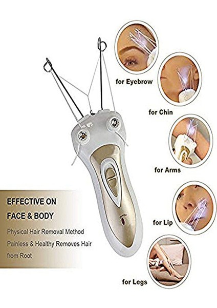 Siyah Profesyonel Epilatör Ipli Tüy Alma Makinesi, Pürüzsüz Cilt Için Ideal Seçim fiyatları