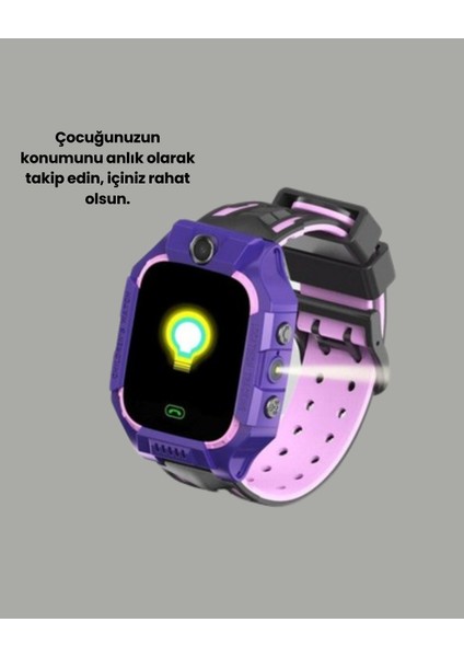 Depomix S10 Mor Akıllı Çocuk Saati Konum Takip ve Güvenlik Özellikli modelleri