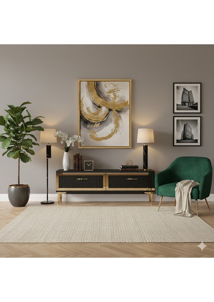 TSA1204AG- Tuna Tv Stand 120CM Antrasit- Altın fiyatları