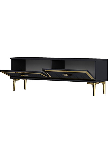 TSA1204AG- Tuna Tv Stand 120CM Antrasit- Altın modelleri