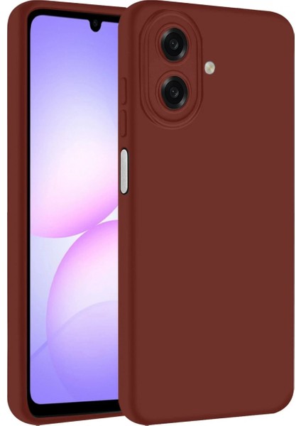 Samsung Galaxy A07 First Silikon - Bordo