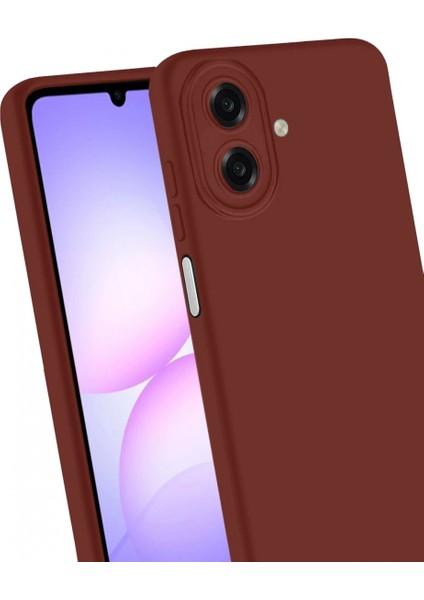 Samsung Galaxy A07 First Silikon - Bordo modelleri