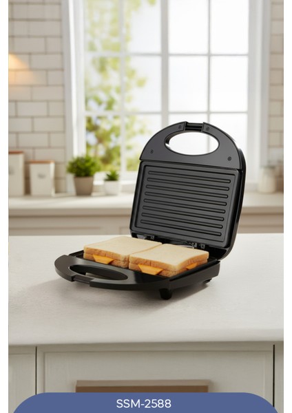 Mini Dilim Tost Makinesi, Şık Siyah Renk, Kolay Kullanım ve Pratik Lezzetler! fiyatları