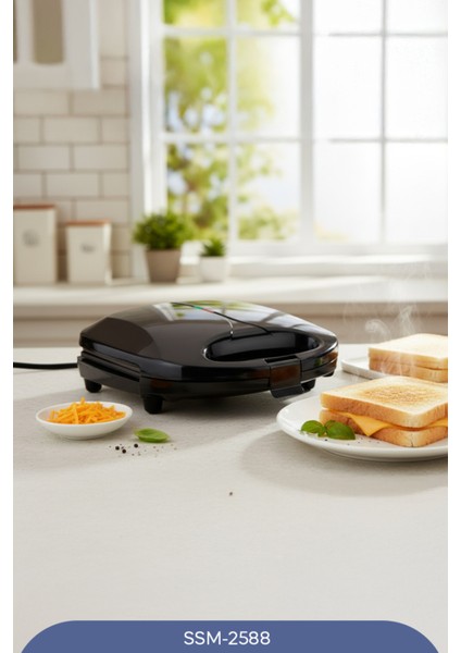 Mini Dilim Tost Makinesi, Şık Siyah Renk, Kolay Kullanım ve Pratik Lezzetler! modelleri