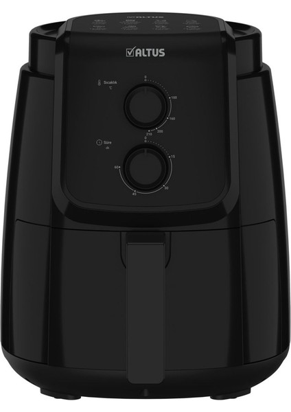 Siyah Ecofryer Airfryer, Sağlıklı ve Hızlı Pişirme Cihazı