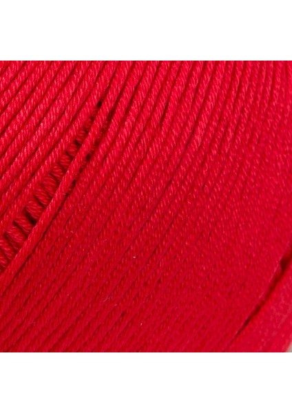 La Mia Mercerized Cotton Kırmızı El Örgü İpi - 19 - 33597 fiyatları