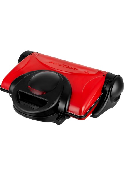 Çift Taraflı 180° Açılabilen 1800W Izgara ve Tost Makinesi, Şık Kırmızı ve Beyaz Renk fırsatları