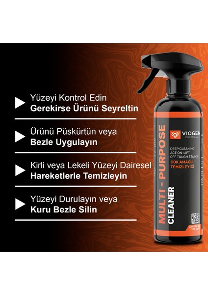 Multi Purpose Cleaner - Çok Amaçlı Genel Temizleyici 700 ml modelleri