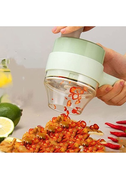 Şarjlı Kablosuz Yeşil Doğrayıcı, Üstten Beslemeli ve Kullanışlı Tasarım fırsatları