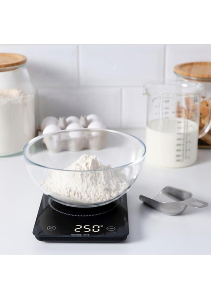 Siyah Dijital Mutfak Tartısı, Hassas Terazi, 3 Kg, Pratik ve Güvenilir Kullanım modelleri