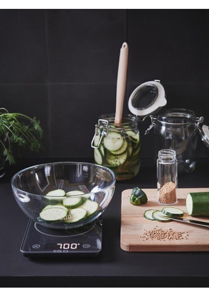 Siyah Dijital Mutfak Tartısı, Hassas Terazi, 3 Kg, Pratik ve Güvenilir Kullanım indirimleri