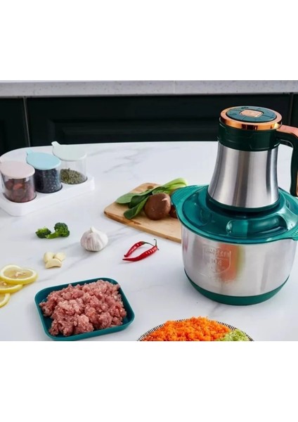 Gri 5l Çok Fonksiyonlu Blender Kıyma ve Doğrayıcı Robot