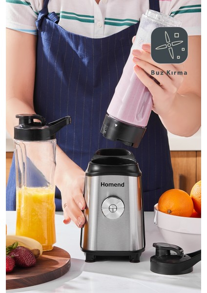 Gri Kişisel Blender Seti, Kolay Kullanım ve Temizlik Imkanı indirimleri