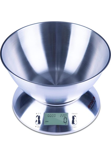 Şık ve Hassas Mutfak Terazisi, Dayanıklı ve Kullanışlı Tasarım, 4150 Gram Kapasite