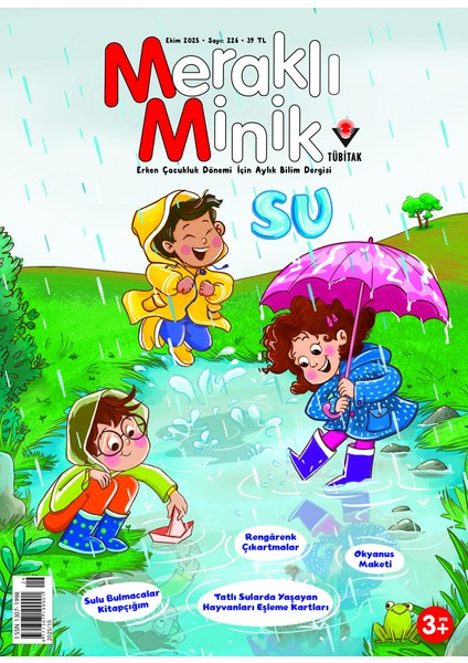 Meraklı Minik Dergi Ekim 2025 (3-6 Yaş)