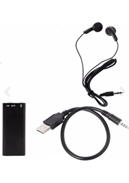 Ses Sensörlü Kulaklıklı Ses Kayıt Cihazı 16 GB Taşınabilir ve Kompakt Tasarım modelleri
