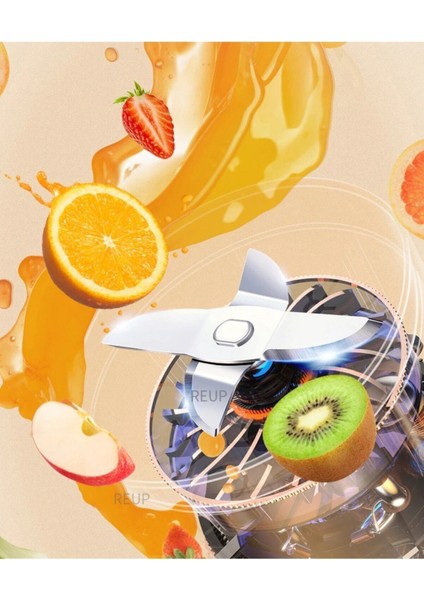 Taşınabilir 350 ml Küçük Meyve Karıştırıcı, Smoothie ve Milkshake Yapıcı, Beyaz Renk fırsatları