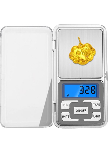 Mini Dijital Tartı, Hassas El Terazisi, Altın ve Takı Tartma Aleti, LCD Ekran
