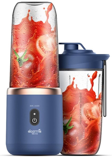 Portatif Şarjlı Kişisel Blender, Mavi, Hafif ve Pratik Kullanım