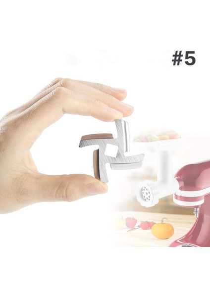 Paslanmaz 1201 Uyumlu Kıyma Makinesi Bıçağı, 5 Numara Yedek Parça modelleri