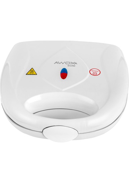 Mini Seramik Tost Makinesi, Beyaz Renk, Pratik ve Şık Tasarım