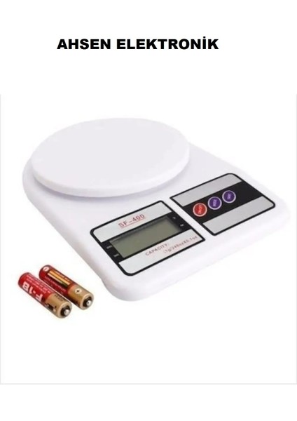 Beyaz Mutfak Terazisi, Hassas ve Şık Tasarım, Günlük Kullanım Için Mükemmel fırsatları