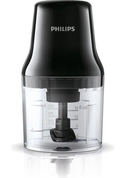 Siyah HR1393/90 Doğrayıcı Rondo, Yüksek Performanslı Mutfak Cihazı