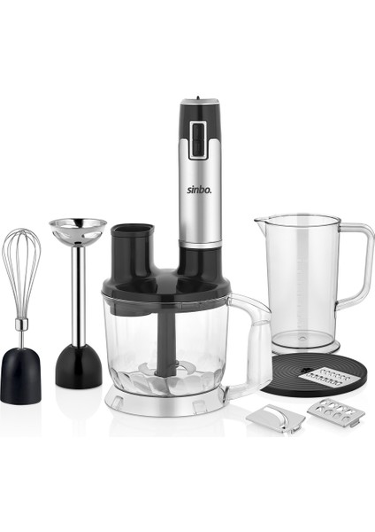 5 Fonksiyonlu El Blender Seti 300W Turbo Güçlü ve Şık Siyah Renk fiyatları