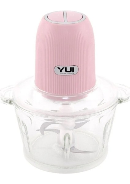 2 Litre Cam Hazneli 4 Bıçaklı Rondo, Pembe, Türkiye Garantili