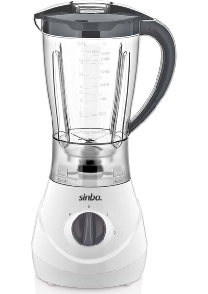 Beyaz Turbo Sürahi Blender SHB-3062, Güçlü ve Şık Tasarım, Pratik Kullanım.