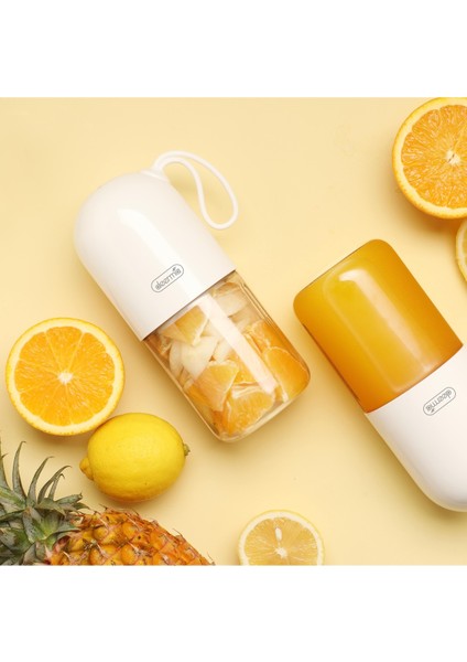 Kablosuz Taşınabilir Smoothie Blender Beyaz Türkiye Garantili indirimleri